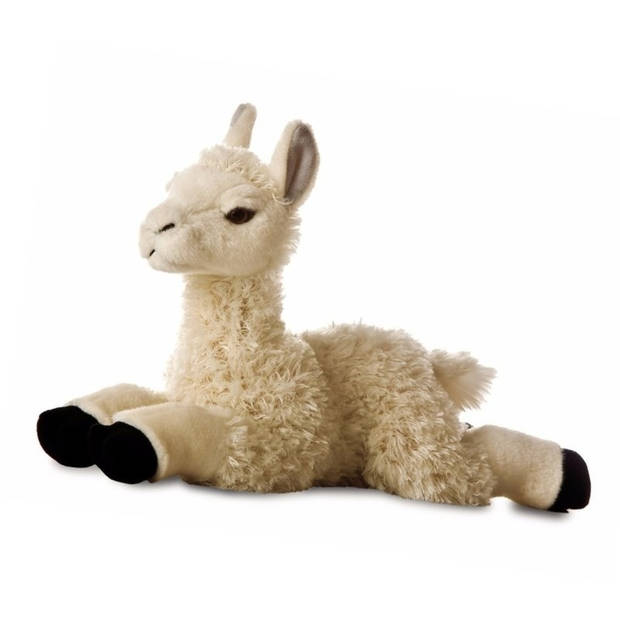 Pluche lama of alpaca knuffeldier 29 cm - Knuffel boederijdieren