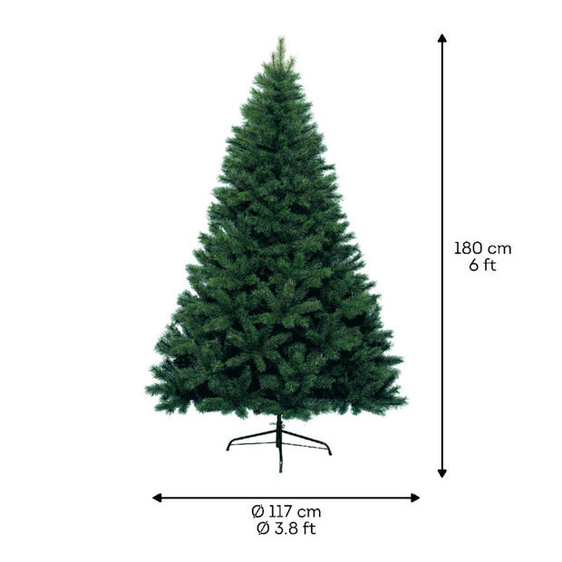 Kerst kunstboom Canada Spruce groen 180 cm - Kunstkerstboom