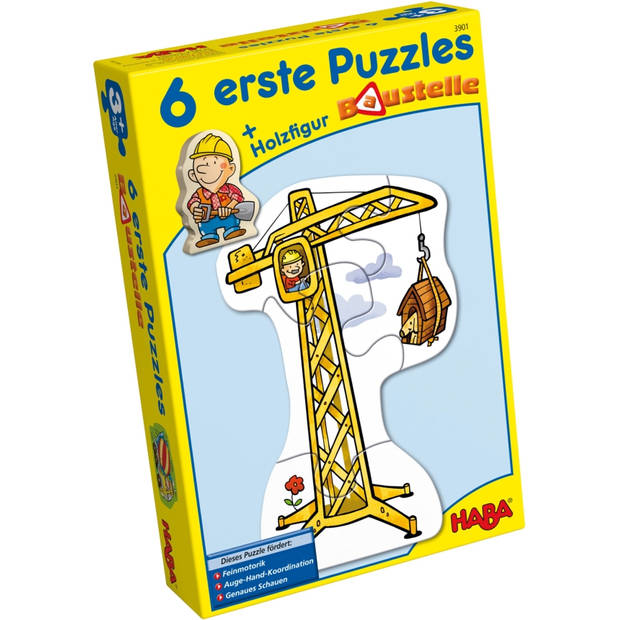 HABA 6 eerste puzzels - Bouwterrein