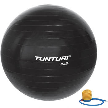 Tunturi Fitnessbal Gymbal Zwart - 65 cm