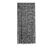 Royal Patio kattenstaartgordijn - 90 x 210 cm - zwart