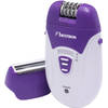 Bestron epilator oplaadbaar dames wit/paars 4-delig