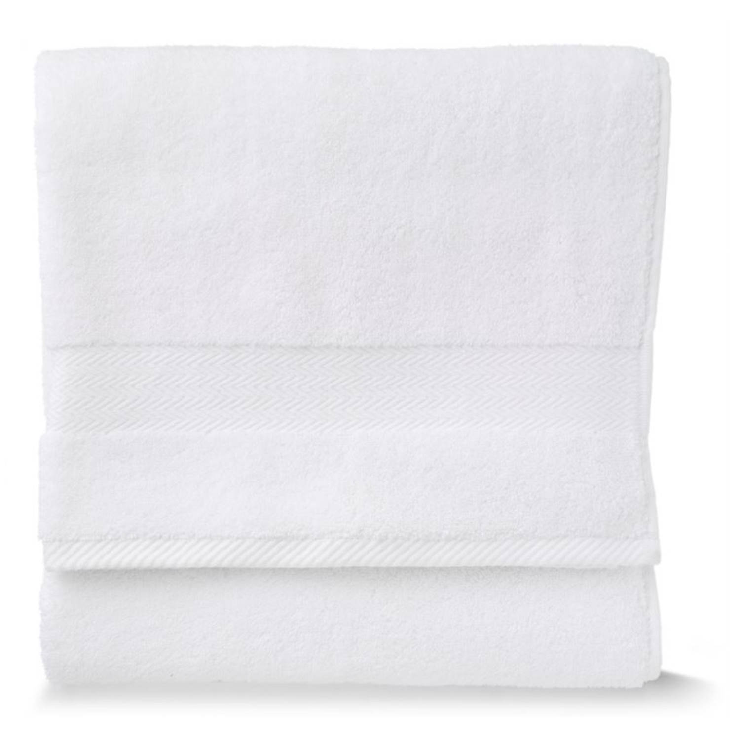 Detecteerbaar intern rammelaar Blokker handdoek 600g - wit - 140x70 cm | Blokker