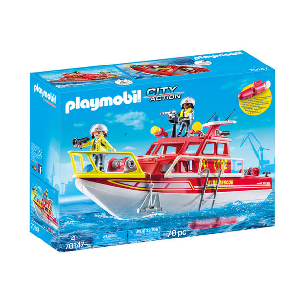 Playmobil Brandweerboot 70147