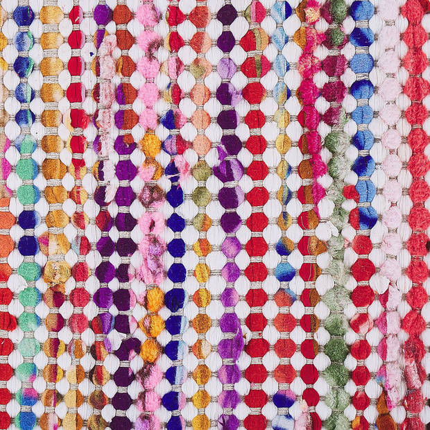 Beliani BELEN - Laagpolig-Multicolor-Polyester