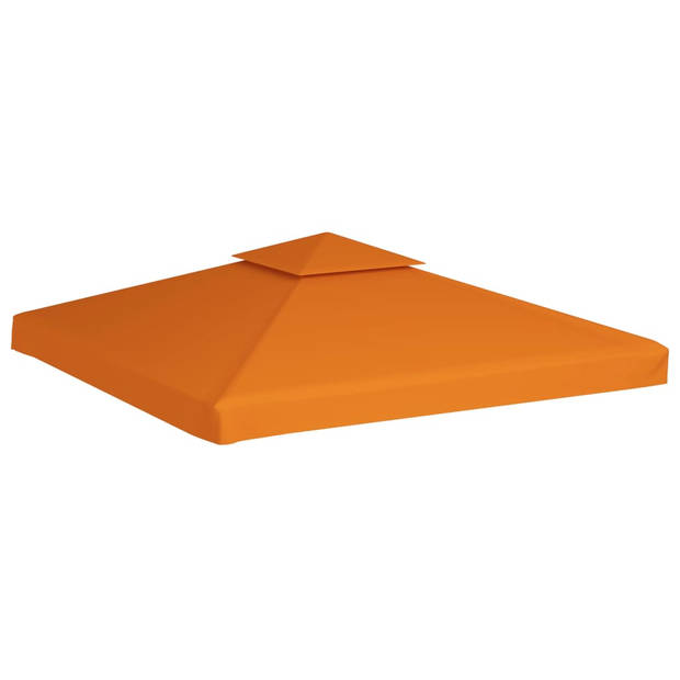 vidaXL Vervangend tentdoek prieel 310 g/m² 3x3 m oranje