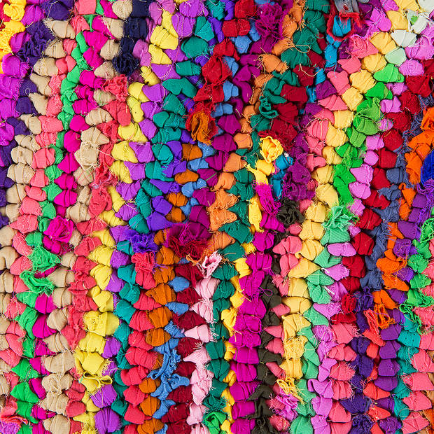 Beliani MALATYA - Laagpolig-Multicolor-Polyester