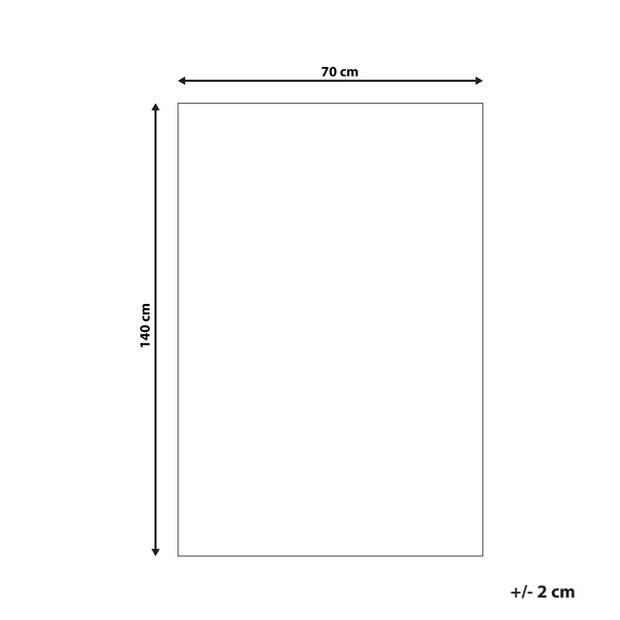 Beliani BALAD - Anti-slip mat-Wit-PVC