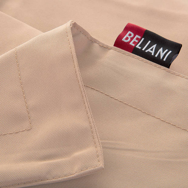 Beliani FUZZY - Grote zitzak-Beige-Polyester