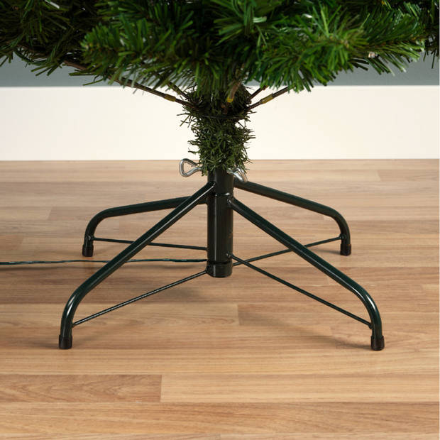 Bellatio Decorations kunst kerstboom/kunstboom groen 150 cm - Kunstkerstboom