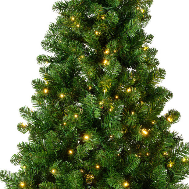 Kunstkerstboom met verlichting 180 cm Imperial Pine groen - Kunstkerstboom