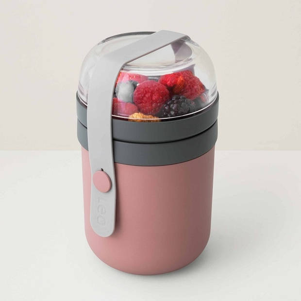 Lunchcontainer duo - Roze - BergHOFF Leo