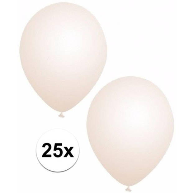 25x Transparante party ballonnen 27 cm - Ballonnen