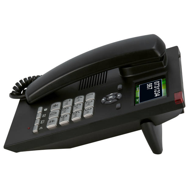 GSM vaste telefoon met display voor senioren Fysic Zwart