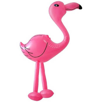 Opblaasbare dieren flamingo 60 cm - Opblaasfiguren