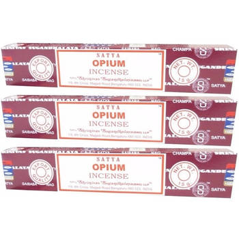 36 Nag Champa wierookstokjes Opium 15 gram - Wierookstokjes