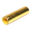 10x Serpentine rolletjes goudkleurig - Serpentines