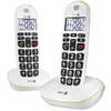 Doro Senioren DECT-telefoon PE-110 Duo - Wit