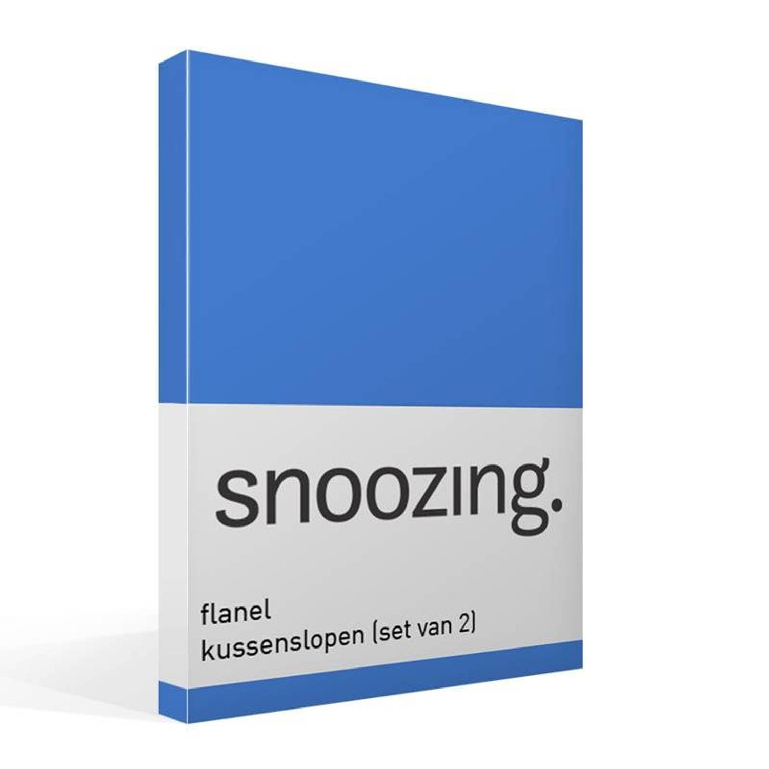Snoozing flanel kussenslopen (set van 2)