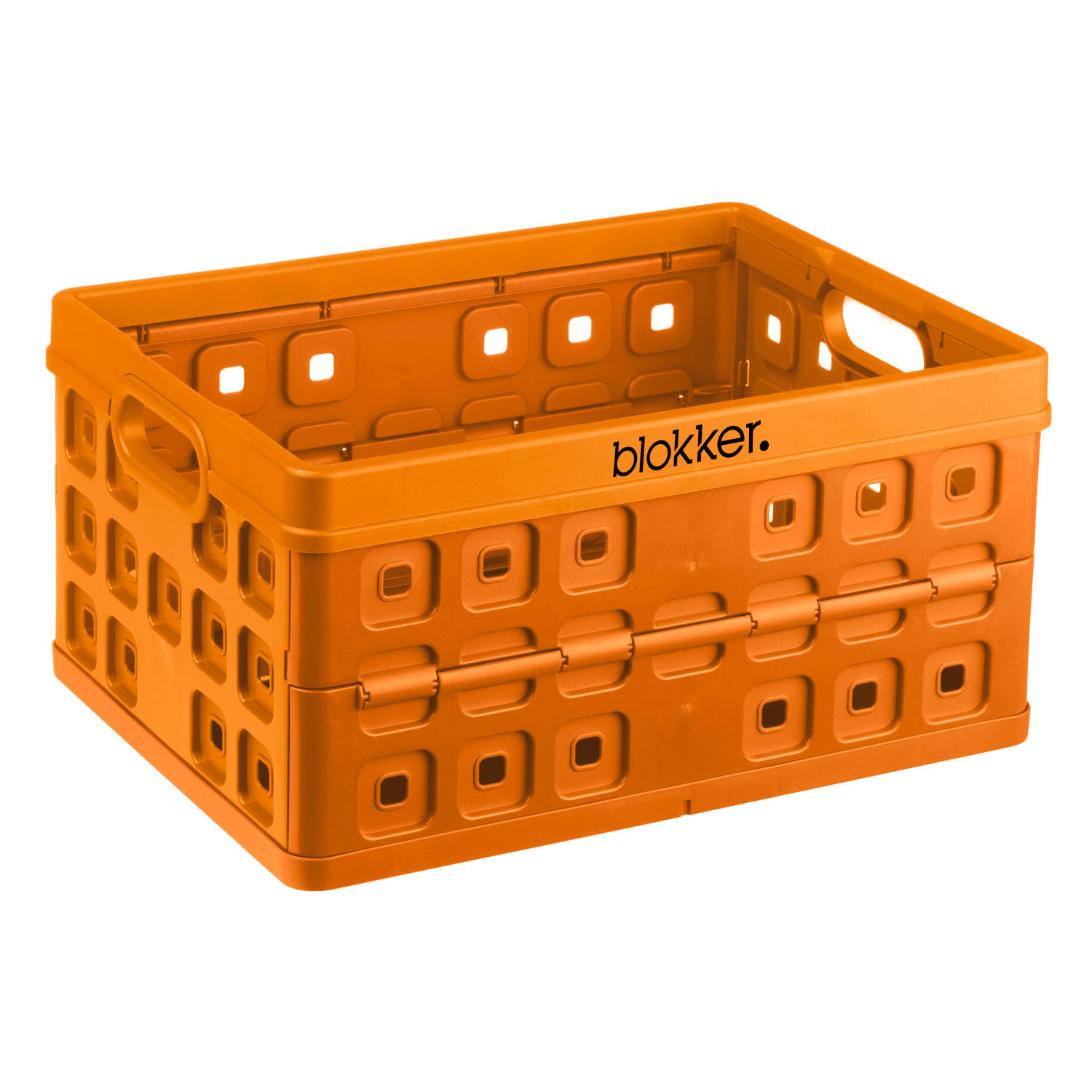compromis nood Zuinig Blokker extra stevige vouwkrat - 32 liter - oranje | Blokker