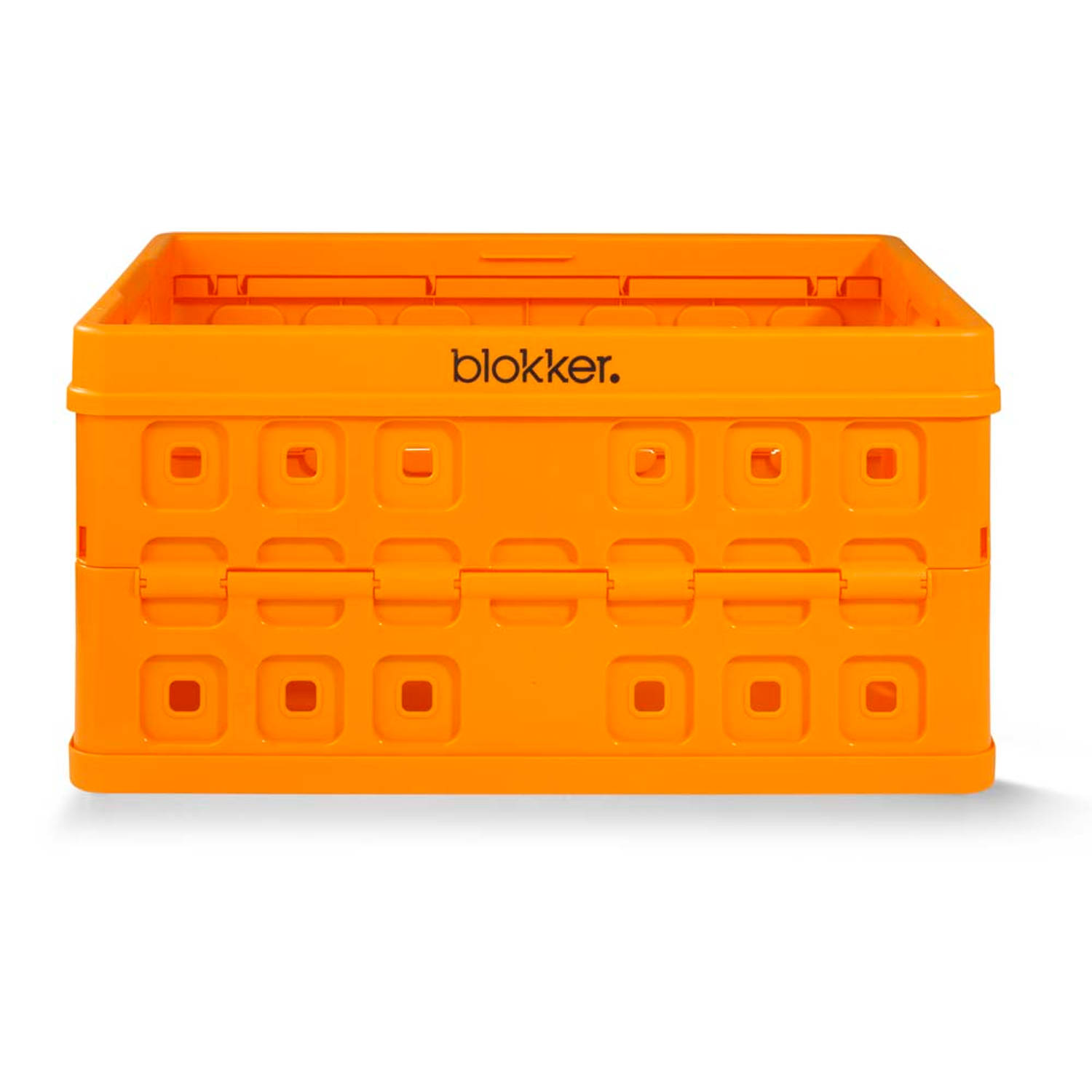 Blokker extra stevige vouwkrat - 32 - oranje | Blokker