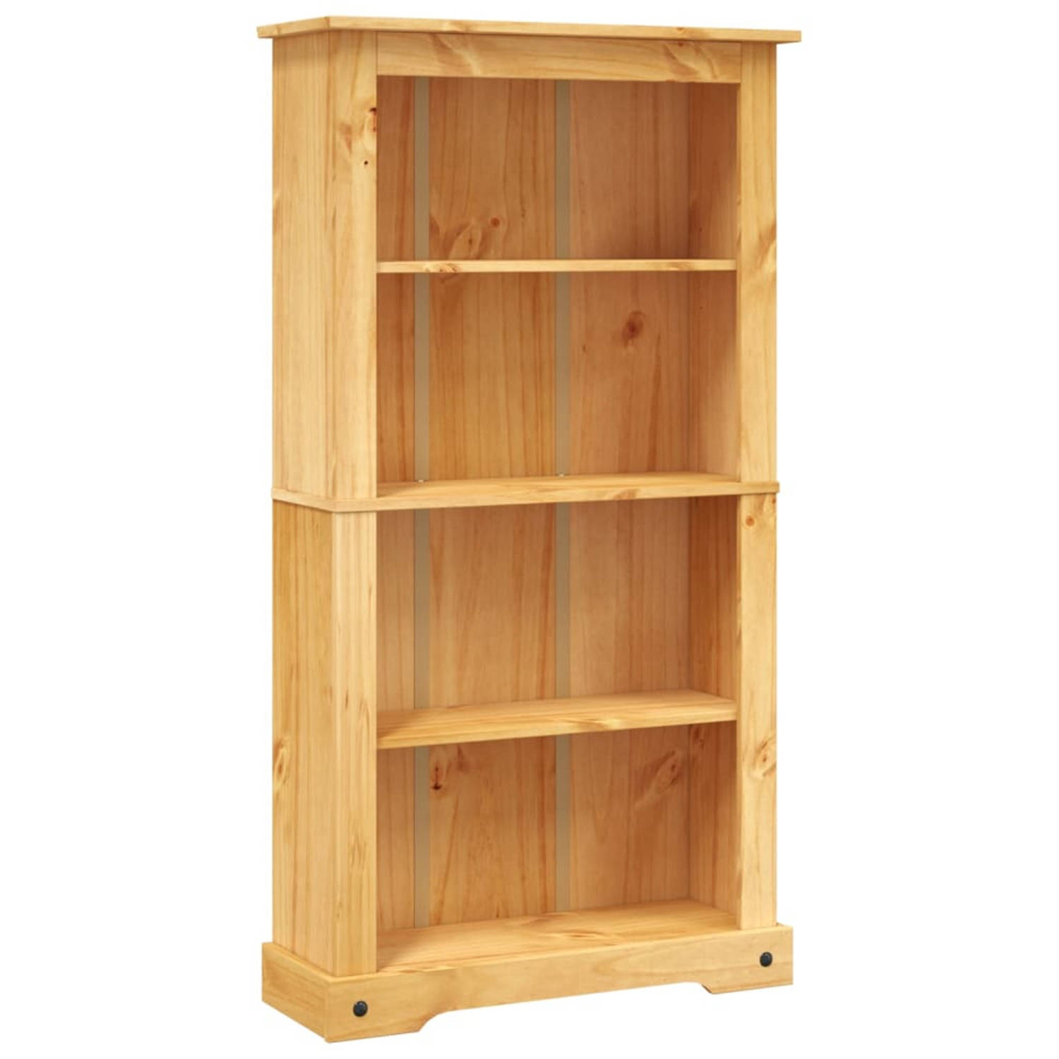 vidaXL Boekenkast grenenhout met 4 planken Corona-stijl 81x29x150 cm