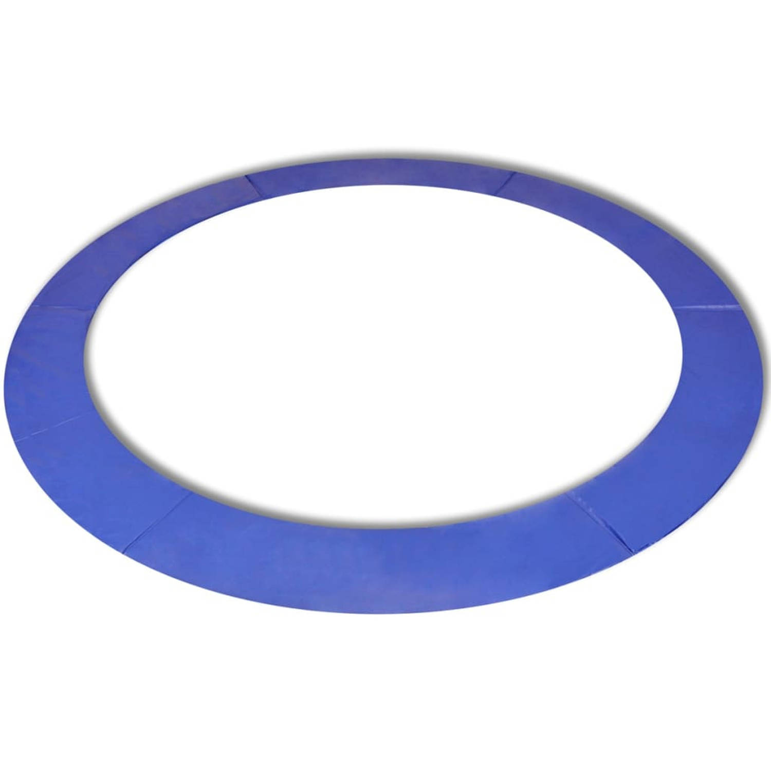 vidaXL Veiligheidsmat voor 12ft-3,66m ronde trampoline PE blauw