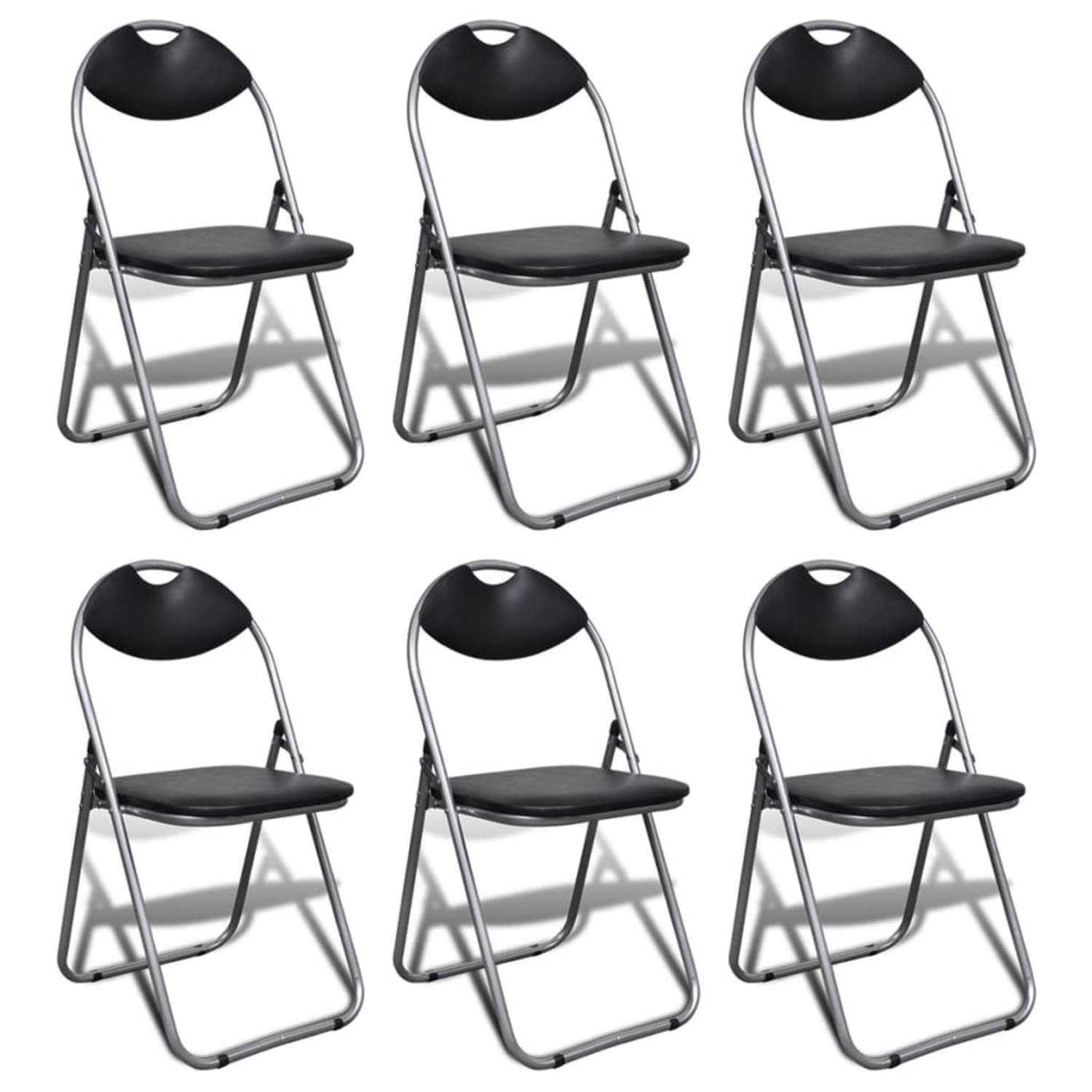 Inklapbare stoelen (6 stuks)