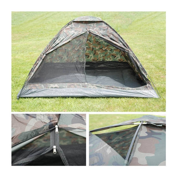 2-persoons leger camouflage kampeer tent - Koepeltenten