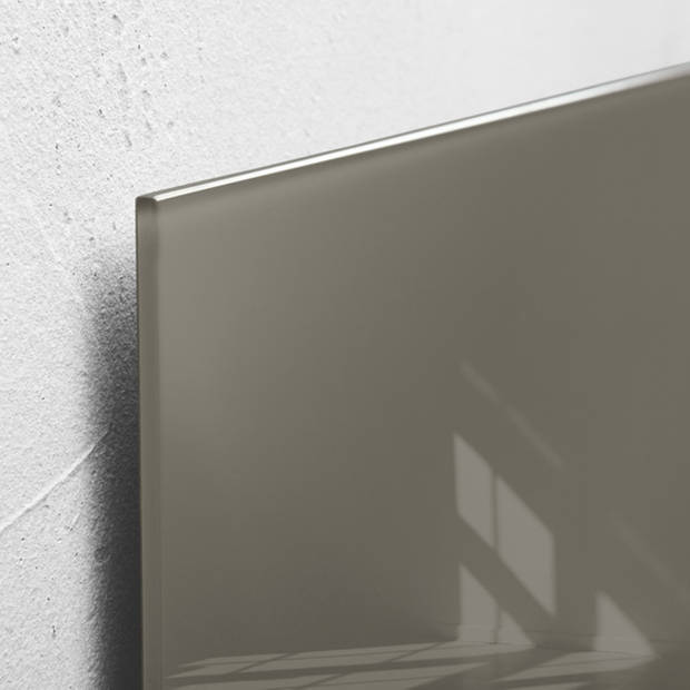 Glasmagneetbord Sigel Artverum 120x780x15mm taupe