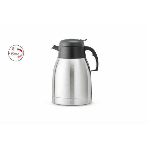 Koffiekan/thermoskan - 1,5 liter - RVS - dubbelwandig - Thermoskannen