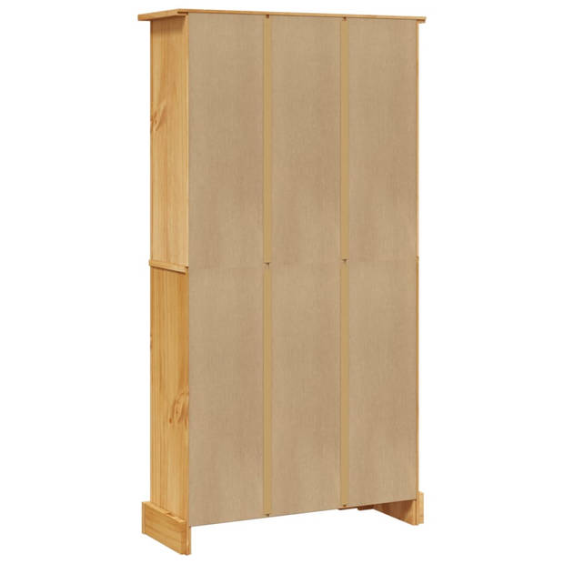 vidaXL Boekenkast grenenhout met 4 planken Corona-stijl 81x29x150 cm