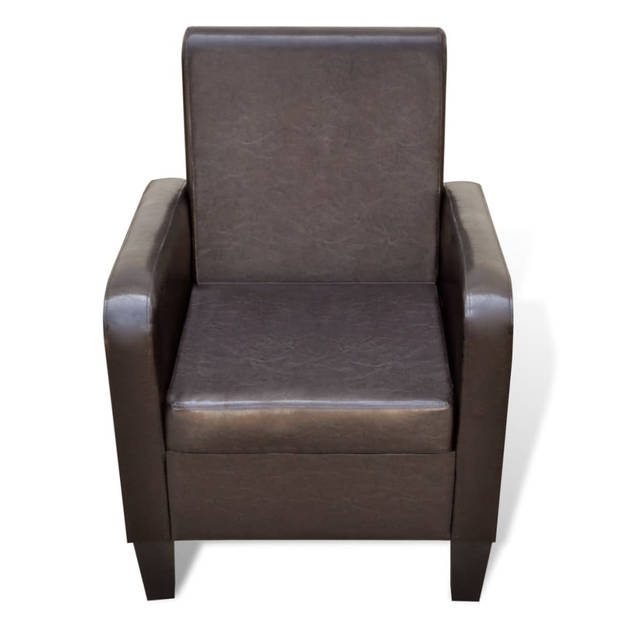 The Living Store Fauteuil - 61 x 60 x 79.5 cm - Hoogwaardig Grenenhout