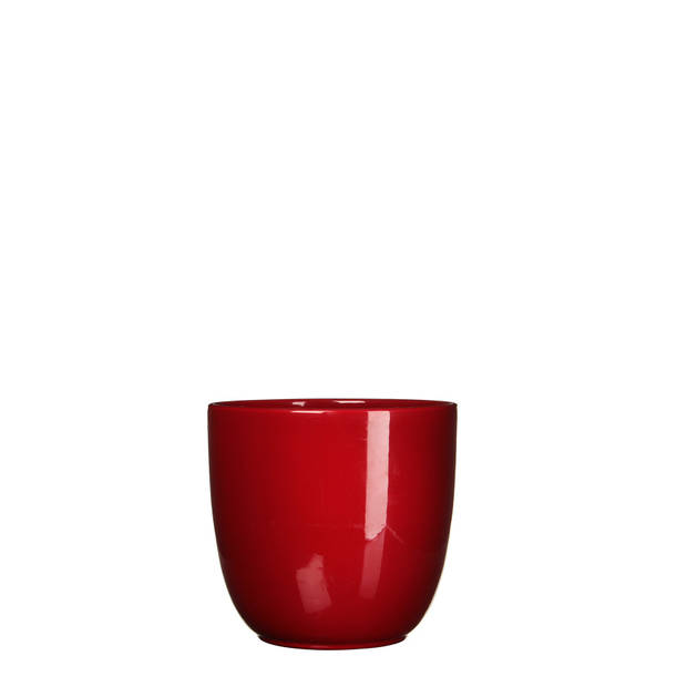 3 stuks Bloempot Pot rond es/12 tusca 13 x 13.5 cm d.rood Mica