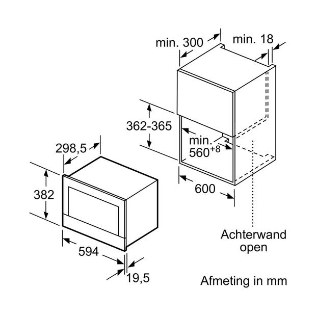 Bosch BFL634GS1 magnetrons - Roestvrijstaal