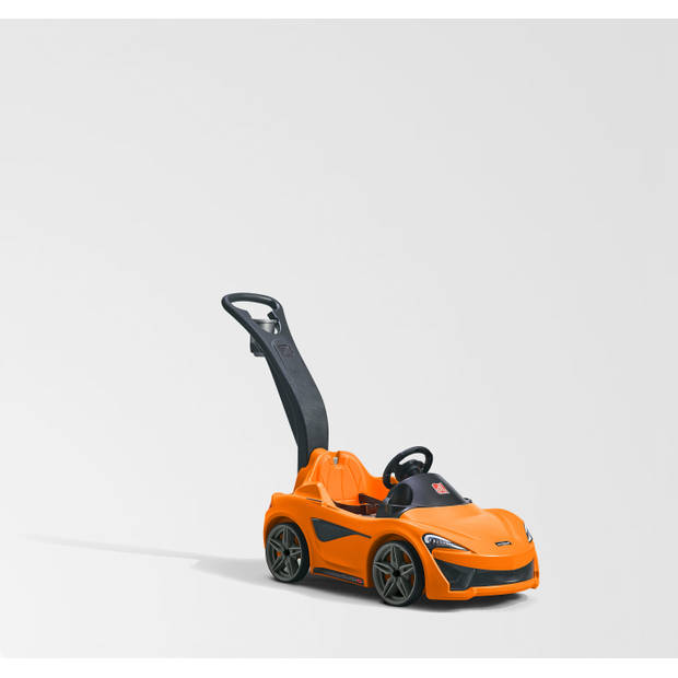 Step2 Loopwagen McLaren® 570S Push Sports Car oranje Duwauto / Loopauto met duwstang
