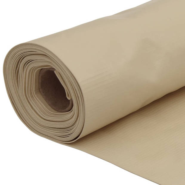 vidaXL Balkonscherm 120x300 cm oxford stof beige