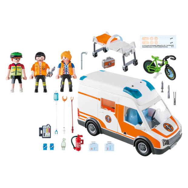 PLAYMOBIL City Life ambulance en ambulanciers 70049