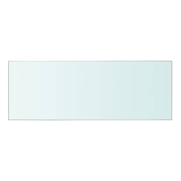 vidaXL Wandschap transparant 40x12 cm glas