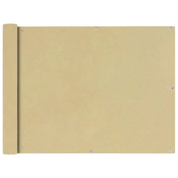 vidaXL Balkonscherm Oxford textiel 90x600 cm beige