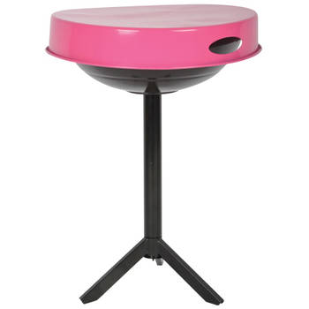 Esschert Design BBQ-tafel koolstofstaal roze FF250