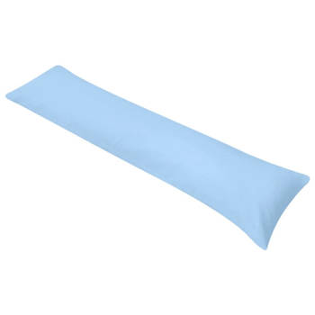 vidaXL Zijslaapkussen 40x145 cm blauw