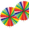 Honeycomb waaiers multi color 45 cm - Hangdecoratie