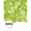 Zakje met 600 gram lime groene confetti - Confetti