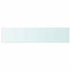 The Living Store Glazen Plank - 60 x 12 cm - 8mm Dikte - 15 kg Draagvermogen