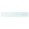 The Living Store Glazen wandplank - 90 x 15 cm - Transparant glas - Draagvermogen 15 kg