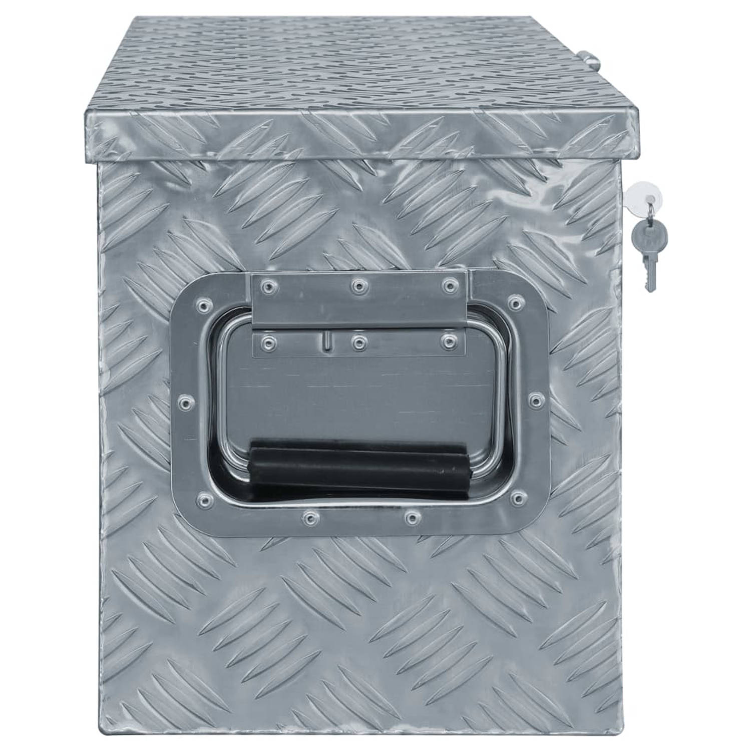 The Living Store Aluminium Trailerbox - 80.5 x 22 cm - Roestbestendig - Duurzaam