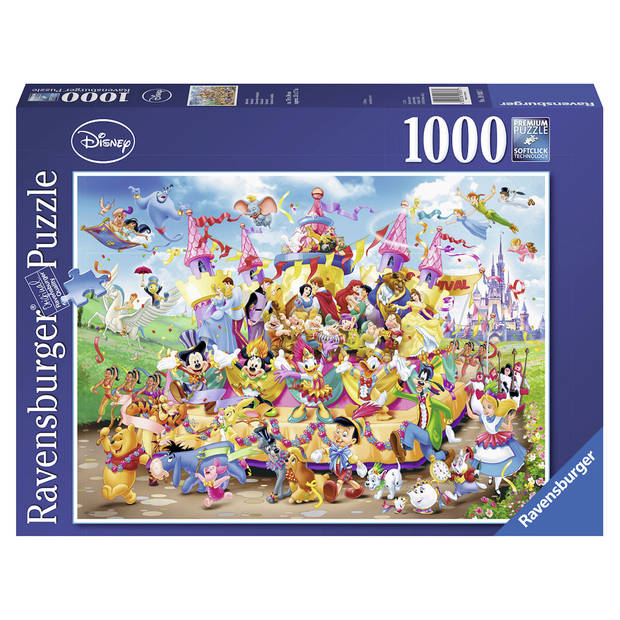 Ravensburger puzzel Disney optocht - 1000 stukjes