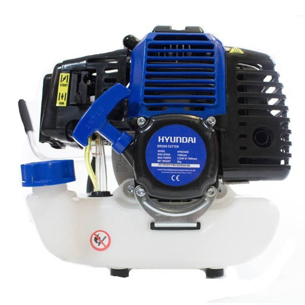 Hyundai bosmaaier 52cc benzinemotor - grastrimmer - 2-takt