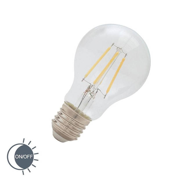 I-Lumen Buitenlamp Baarn - wandlamp voor buiten - dag+nacht sensor - E27 - Zwart